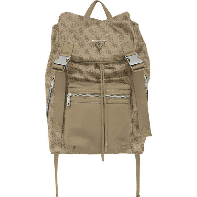 GUESS Batoh Berlin béžová / čierna 67000218