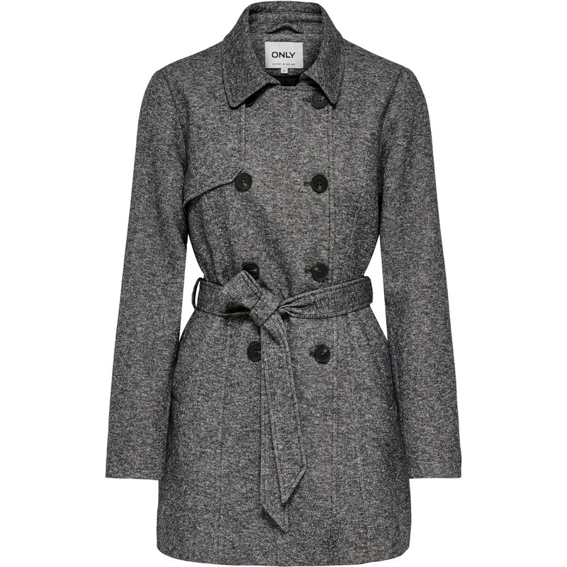 ONLY Prechodný kabát ONLSEDONA VALERIE tmavosivá 67000249