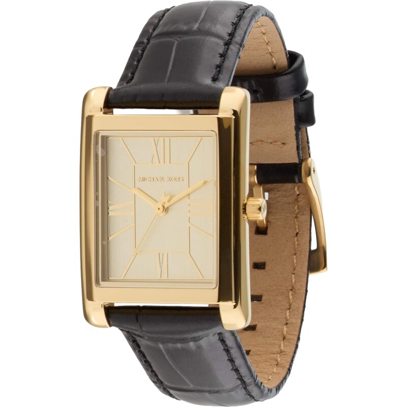 MICHAEL Michael Kors Analógové hodinky ESSEX zlatá / čierna 67000256