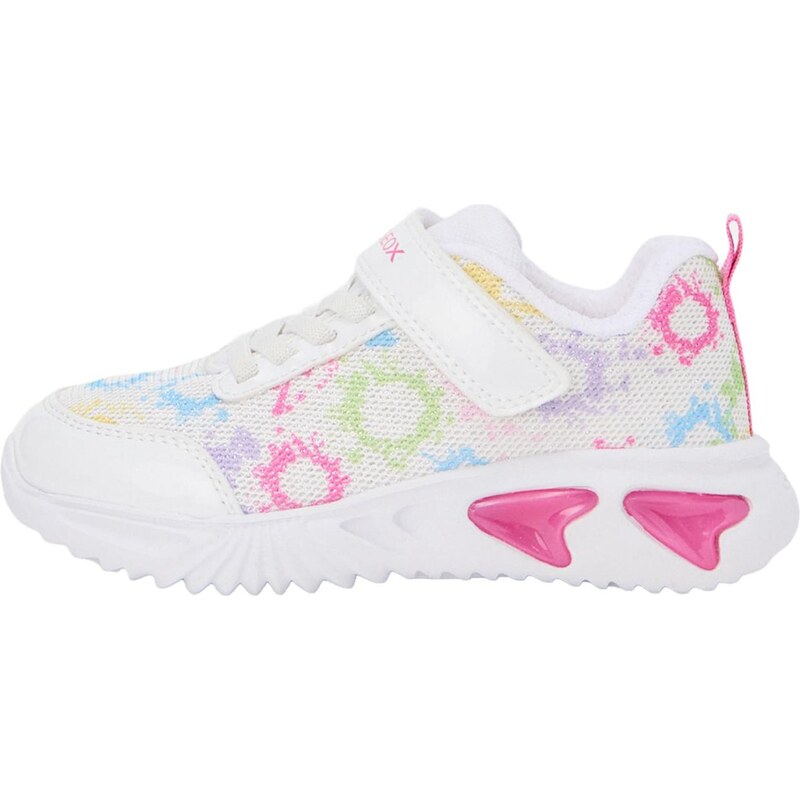 GEOX Tenisky ASSISTER azúrová / pastelovo zelená / svetloružová / 67000281