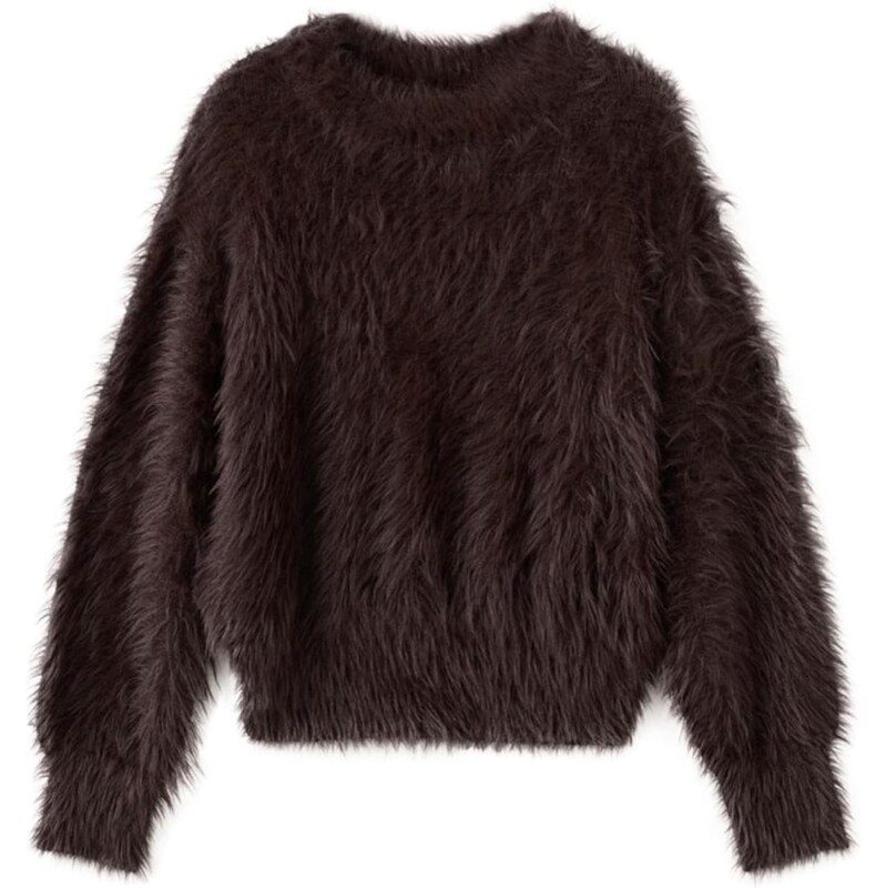 MANGO Sveter Toby čokoládová 67000160