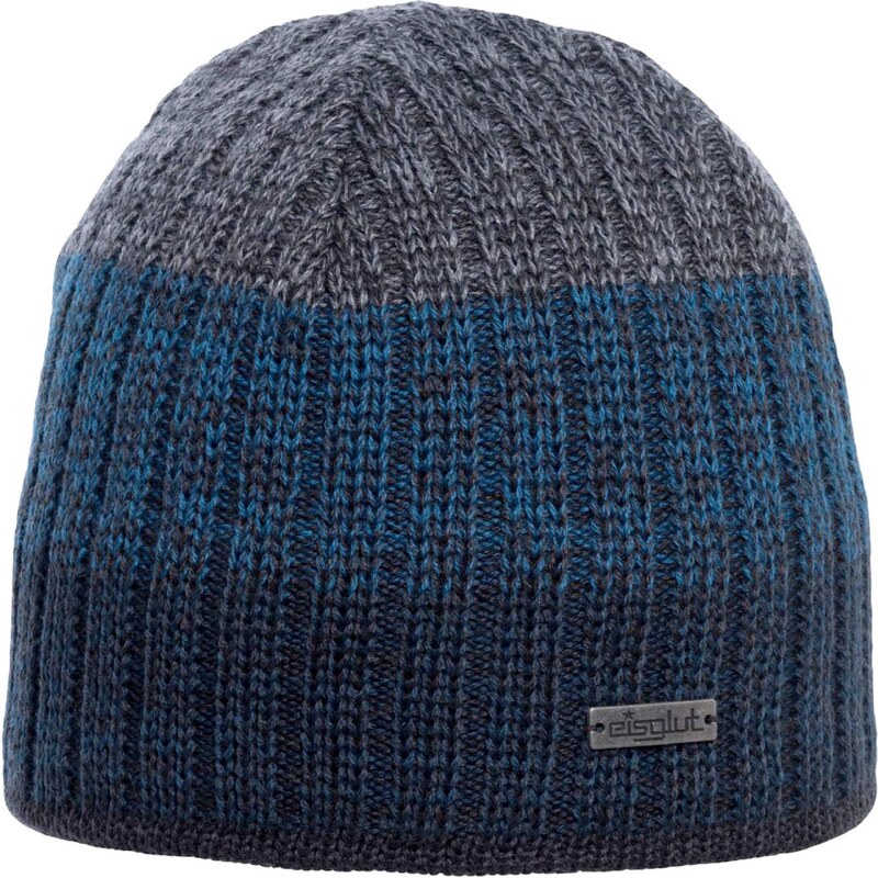 Eisglut Čiapky Griffina Merino XL tmavosivá / petrolejová 67111676