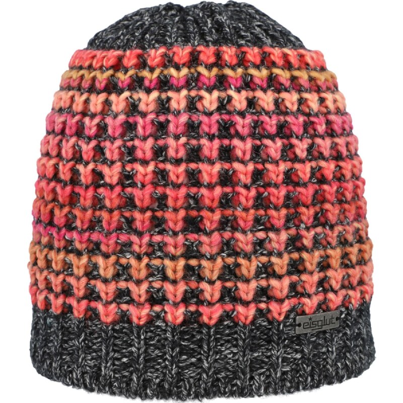 Eisglut Čiapky Vanessal sivá melírovaná / oranžová / ružová 67111701