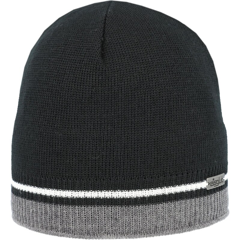 Eisglut Čiapky Xandera sivá melírovaná / čierna / biela 67111748