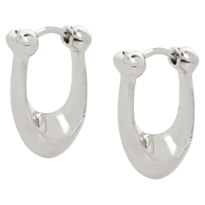 Coach Slušivé oválne náušnice z mosadze 37351447RHO030 66999586