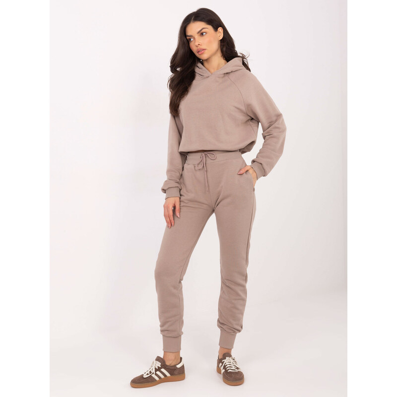 BASIC Hnedá dámska tepláková súprava RV-KMPL-5757.68-brown 24122650