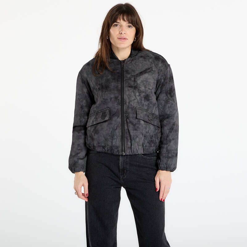 Bunda Desigual Fantasy Embroidered Bomber Jacket Black M 67003850