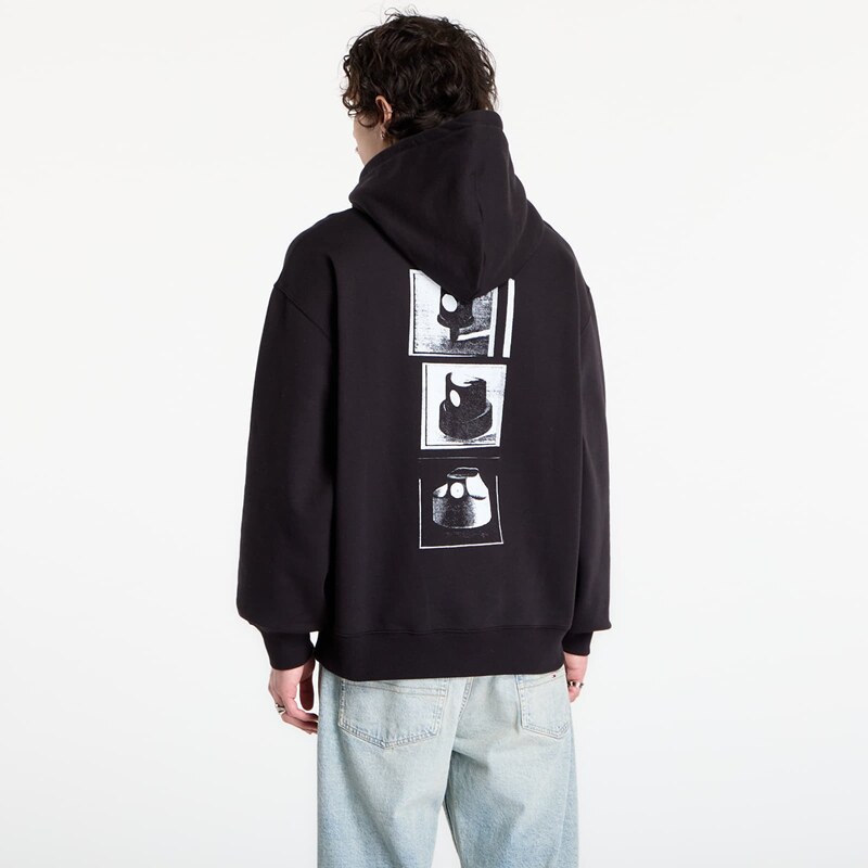 Mikina Carhartt WIP Hooded Caps Sweat UNISEX Black XS 66940643