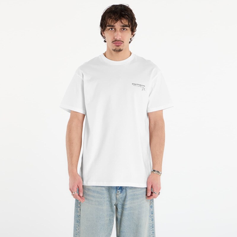 Tričko Carhartt WIP S/S Garble T-Shirt UNISEX White XL 66940639