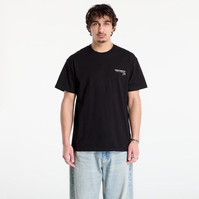 Tričko Carhartt WIP S/S Garble T-Shirt UNISEX Black S 66940658