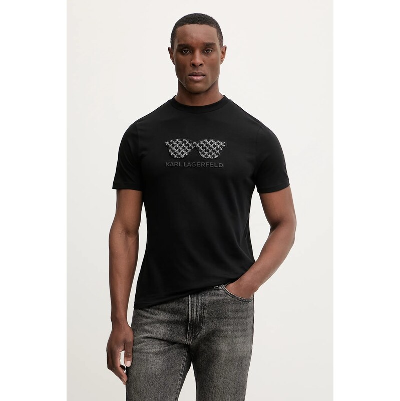 Bavlnené tričko Karl Lagerfeld 67032890