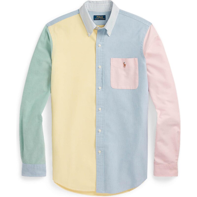 Polo Ralph Lauren Košeľa svetlomodrá / svetložltá / mätová / rosé 47494873