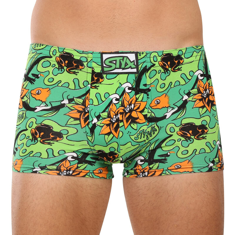 Pánske boxerky Styx art klasická guma tropic (Q1557) 67003998