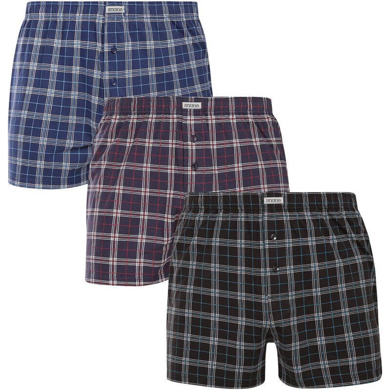 3PACK pánske trenky Andrie viacfarebné (PS 5913) 67003989