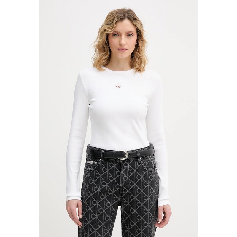 Tričko s dlhým rukávom Calvin Klein Jeans 67023286