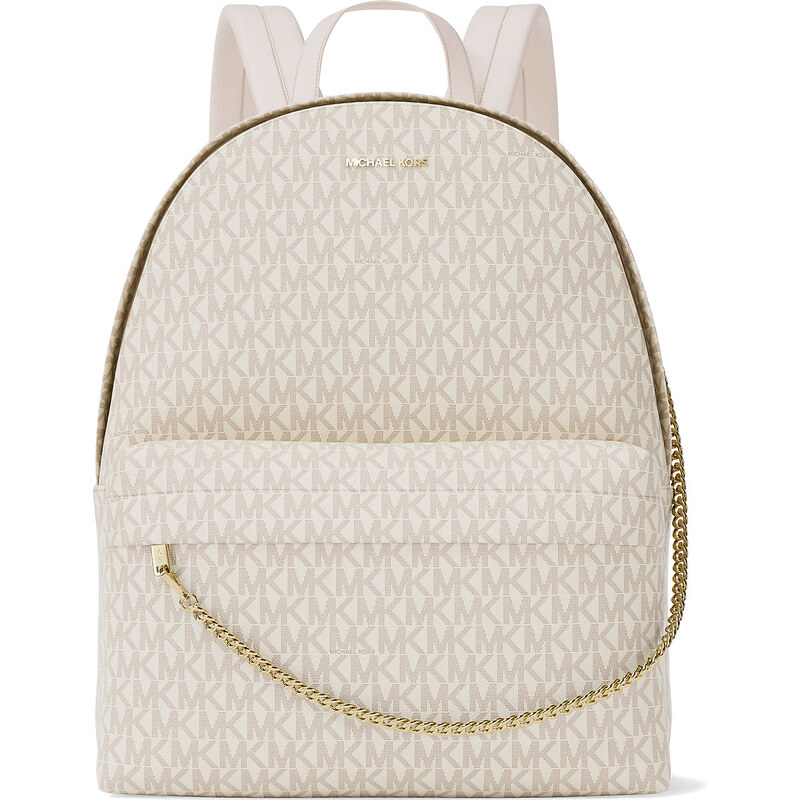 Michael Kors Batoh Slater Medium Signature Logo Backpack Light Cream 67007105