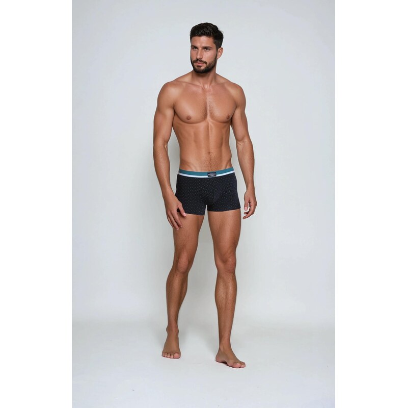 Henderson Pánske bavlnené boxerky Zodiac 38314-99X čierne, Farba 21866290