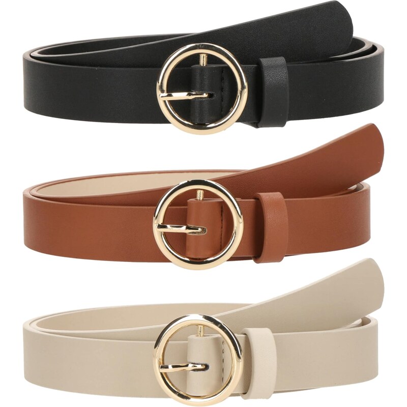 ABOUT YOU Opasky béžová / hnedá / čierna 62204219