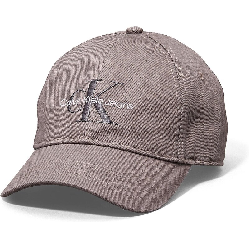 Calvin Klein Čiapka tmavošedá / biela 67007232