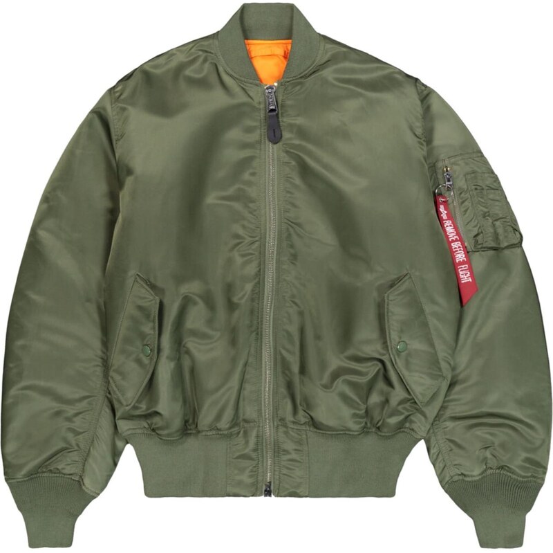 ALPHA INDUSTRIES Prechodná bunda MA-1 Heritage zelená 67007278