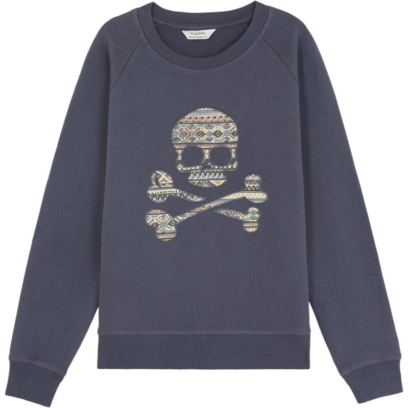 Scalpers Mikina modrá / námornícka modrá 67007298