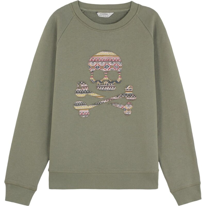 Scalpers Mikina zelená / kaki 67007299