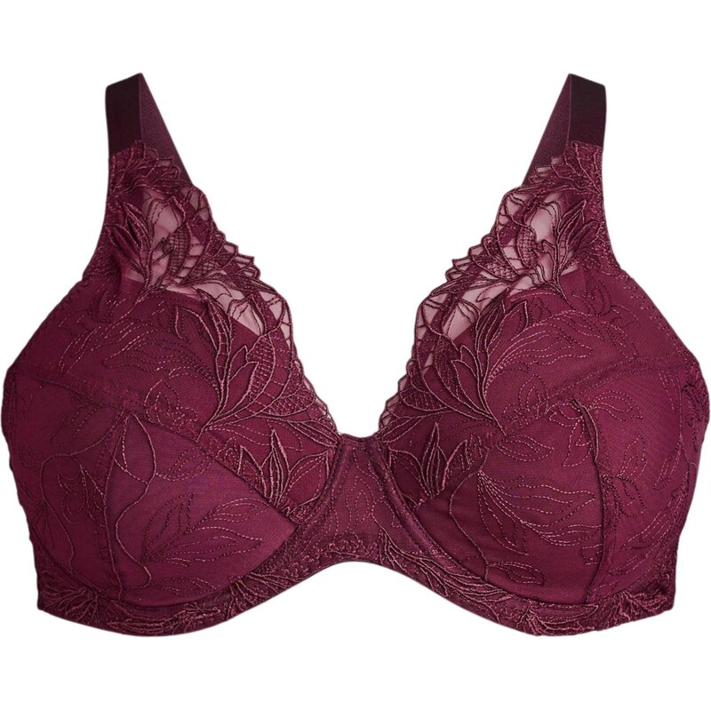 Devoted by Zizzi Podprsenka vínovo červená 67007302