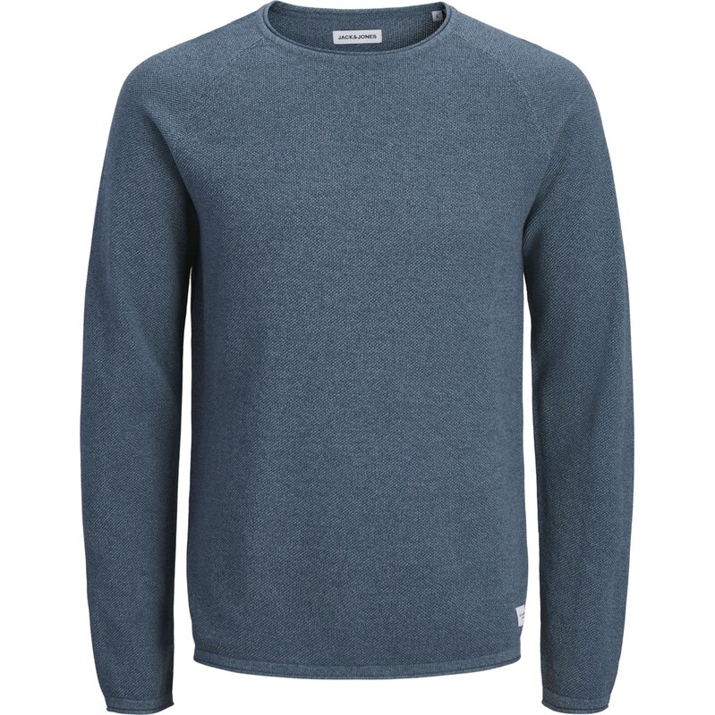 JACK & JONES Sveter JJEHill modrosivá 67007415