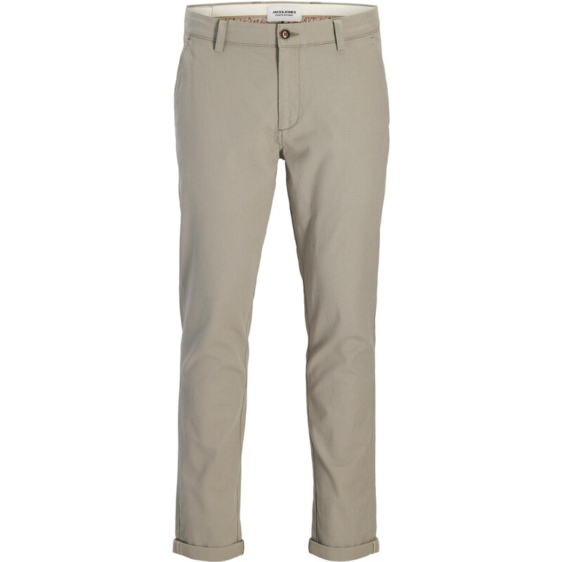 JACK & JONES Chino nohavice JPSTMARCO JJFURY sivobéžová 67007416