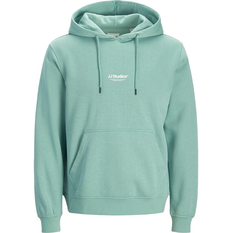 JACK & JONES Mikina JJESoho modrozelená / biela 67007434