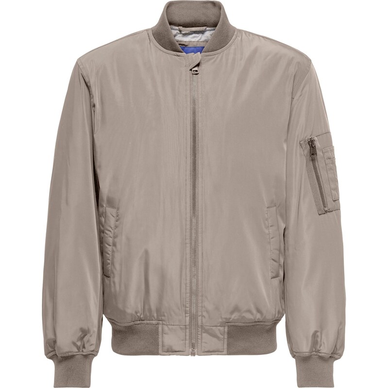 Only & Sons Junior Prechodná bunda OSJJoshua tmavobéžová 67007455