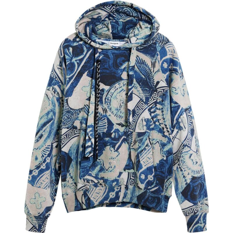 Desigual Mikina krémová / modrá / nebesky modrá / tmavomodrá 67007492
