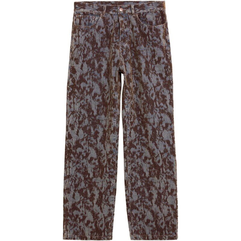 Desigual Džínsy modrá melírovaná / hnedá 67007506