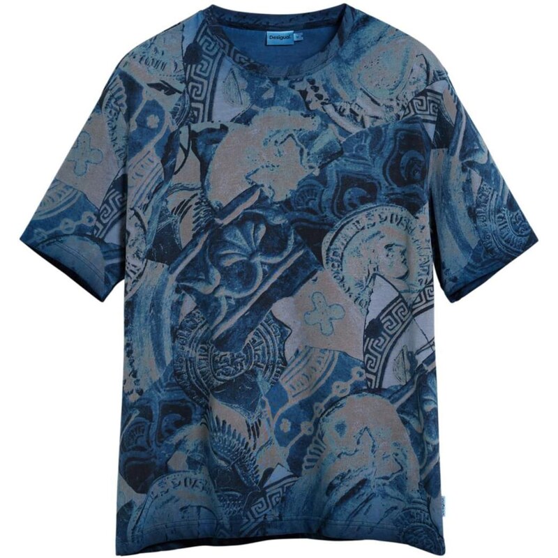 Desigual Tričko námornícka modrá / dymovo modrá / opálová 67007507