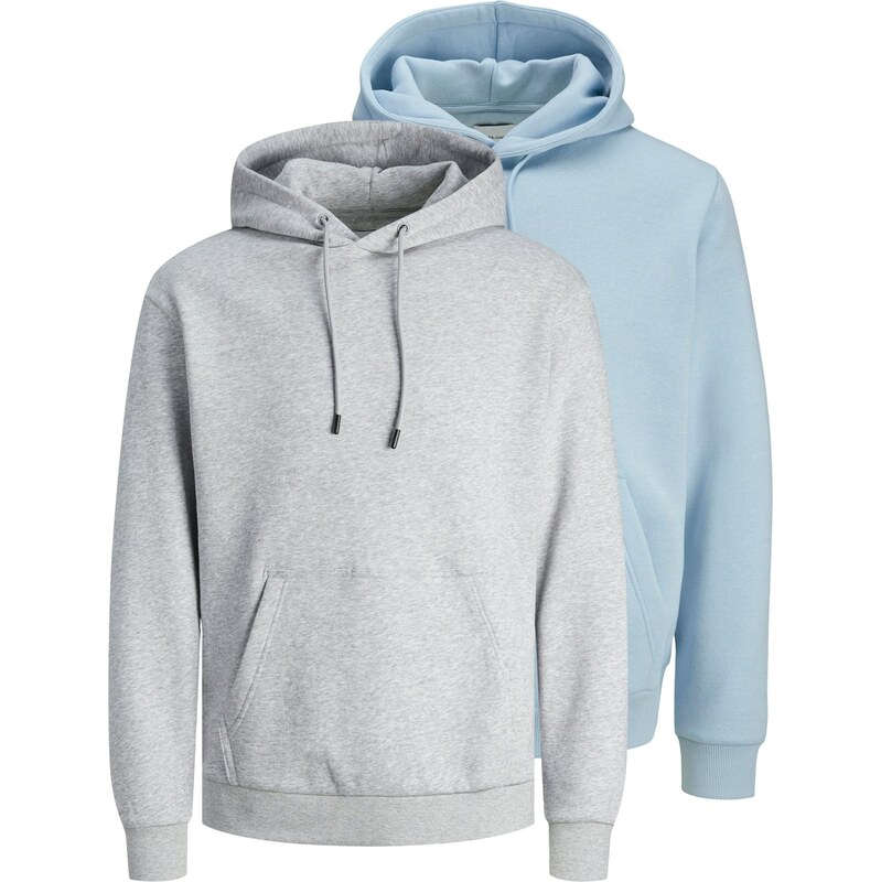 JACK & JONES Mikina JJEBRADLEY svetlomodrá / sivá 67007536