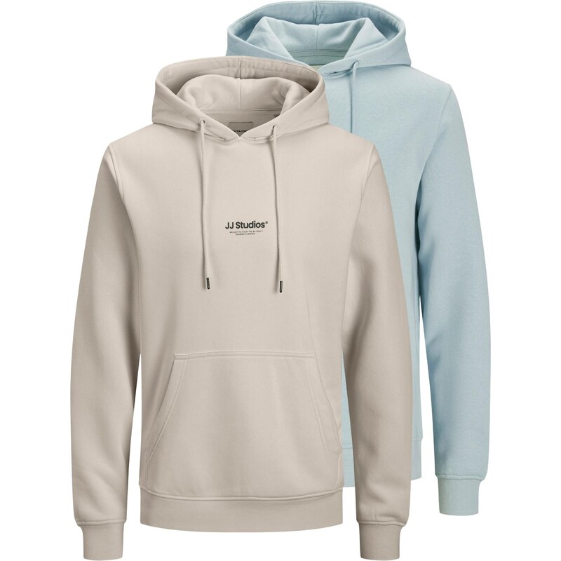 JACK & JONES Mikina JJESOHO svetlomodrá / svetlosivá 67007554