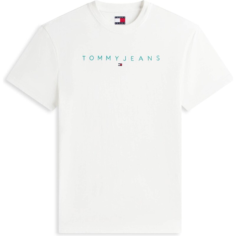 Tommy Jeans Tričko tyrkysová / biela 67007630
