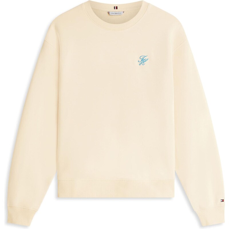 TOMMY HILFIGER Mikina žltohnedá / azúrová 67007636