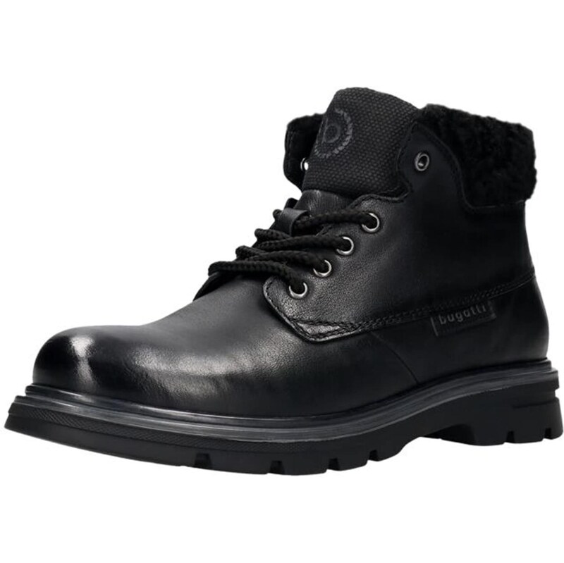 bugatti Šnurovacie čižmy čierna 67007654