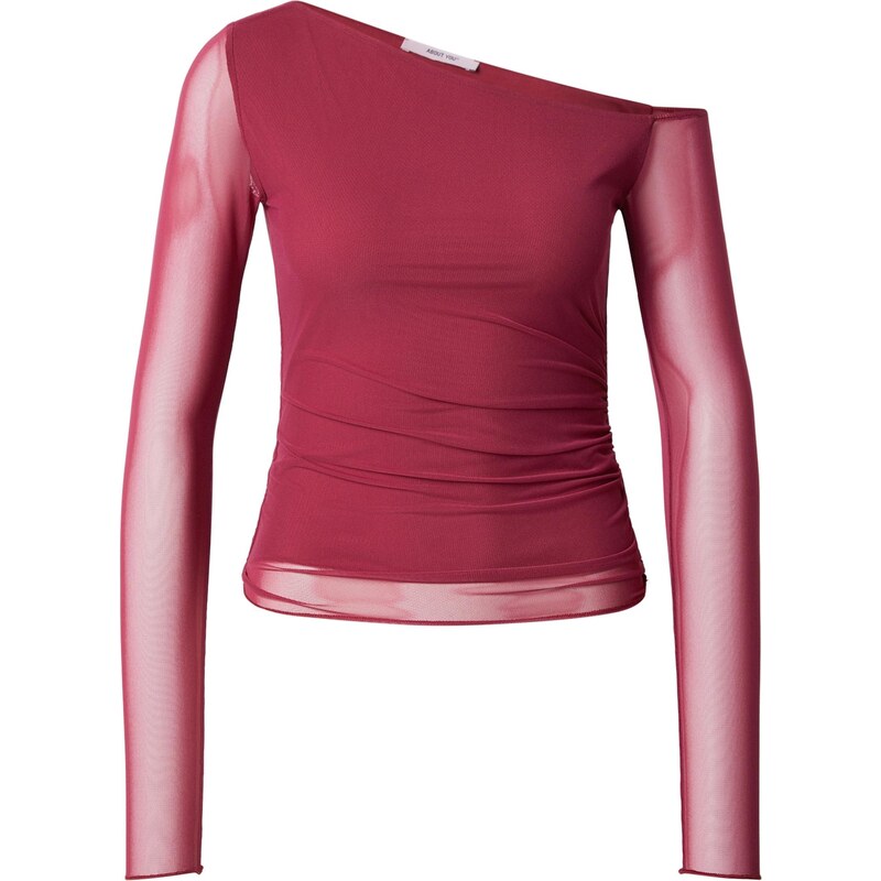 ABOUT YOU Tričko Laila burgundská 67007674