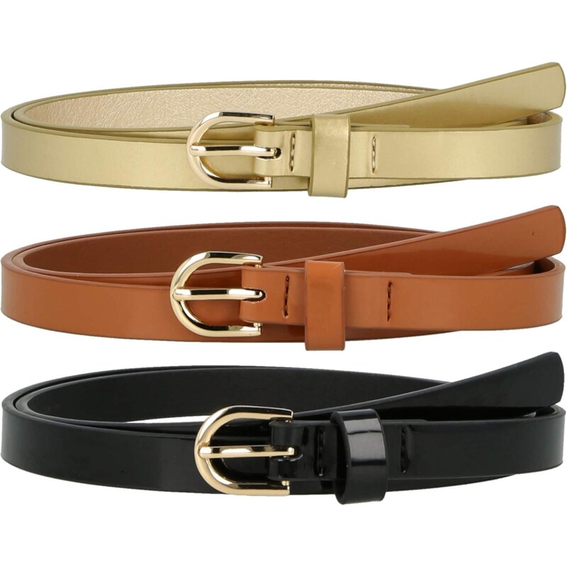 ABOUT YOU Opasky hnedá / zlatá / čierna 67007691