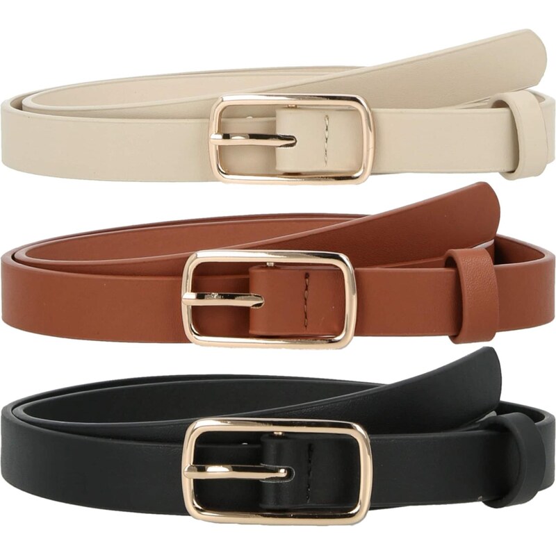 ABOUT YOU Opasky béžová / koňaková / čierna 67007698