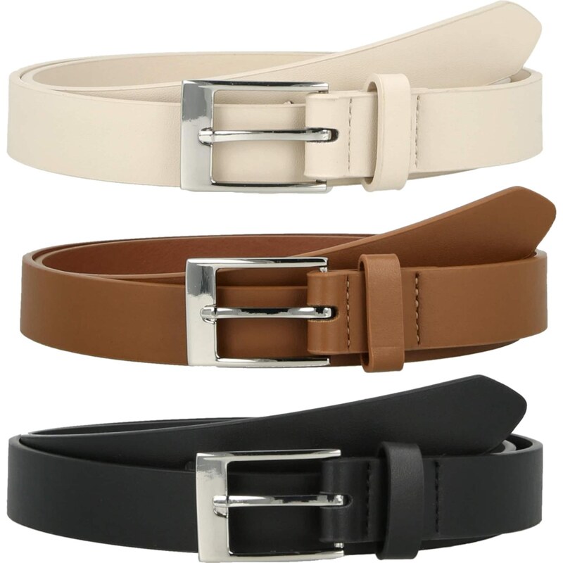 ABOUT YOU Opasky Berfin krémová / hnedá / čierna 67007693