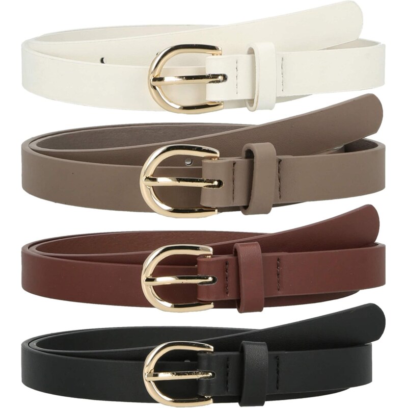 ABOUT YOU Opasky hnedá / tmavošedá / čierna / biela 67007708