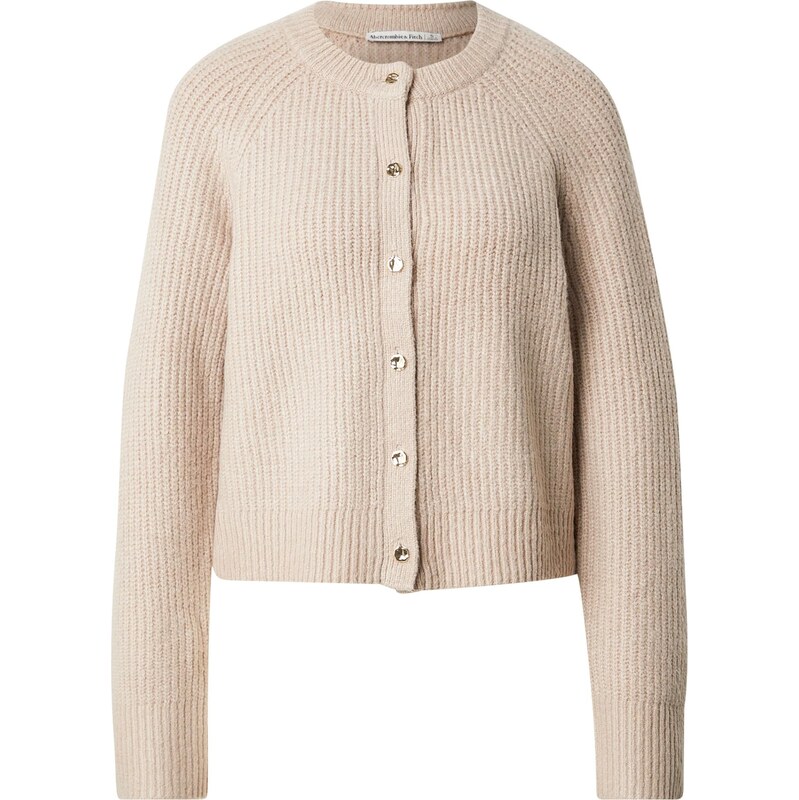 Abercrombie & Fitch Kardigán svetlohnedá 67007796