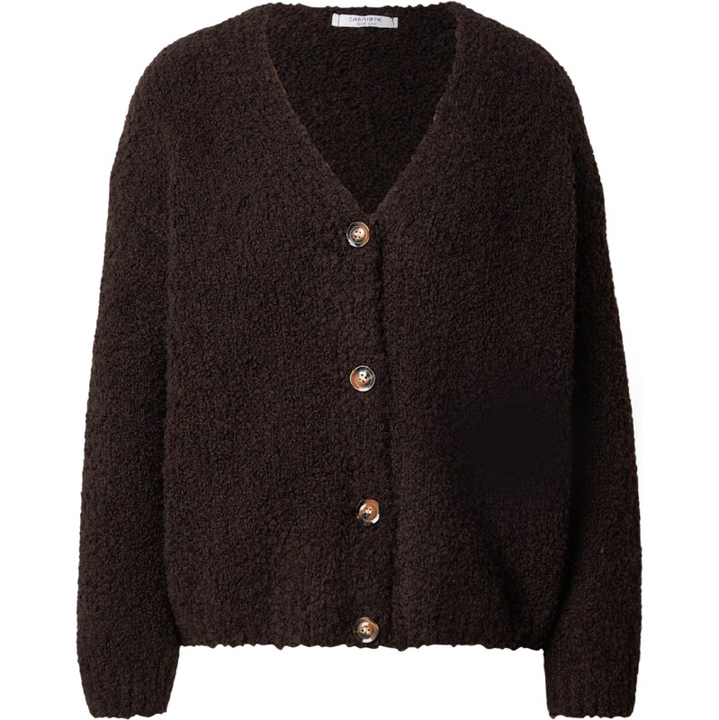 ZABAIONE Kardigán So44fia tmavohnedá 67007822