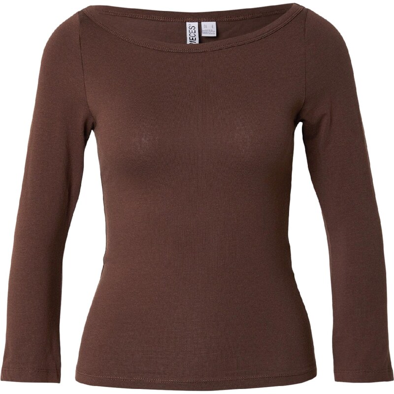 PIECES Tričko PCPHOEBE čokoládová 67015853