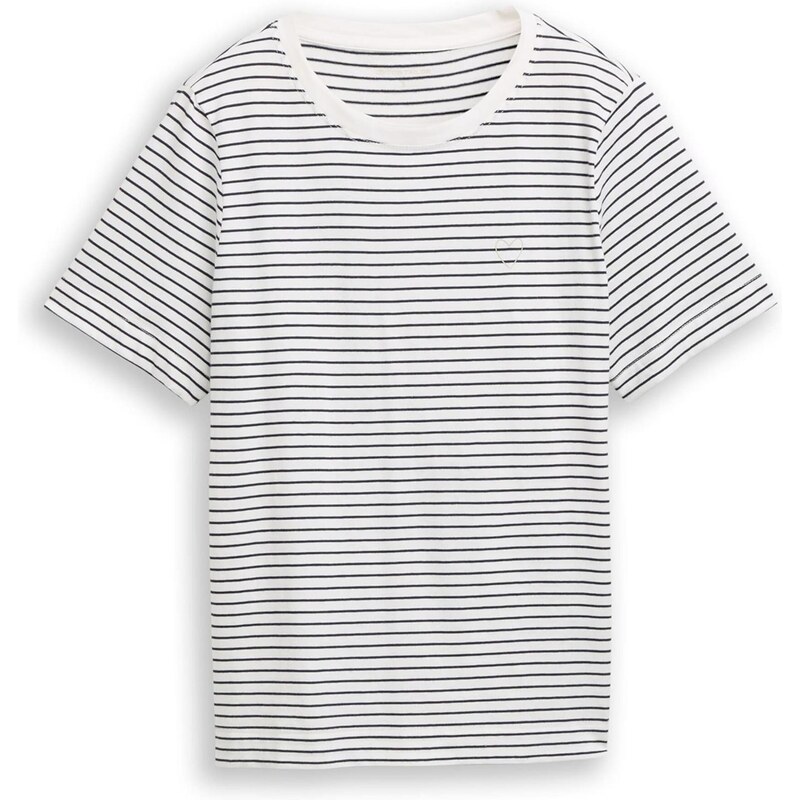 TOM TAILOR Tričko námornícka modrá / ružová / biela 67015578