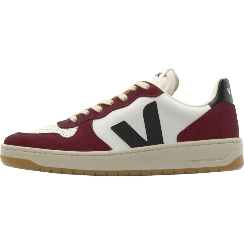 Veja Nízke tenisky V-10 Prime bordová / čierna / biela 67015625