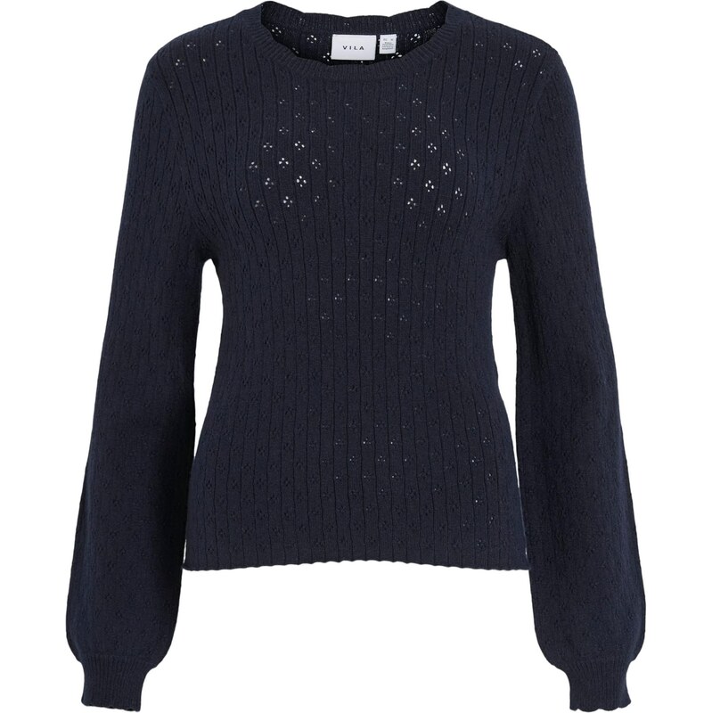 VILA Sveter VIPOILA námornícka modrá 67015664
